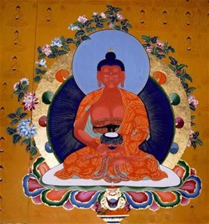 Amitabha Buddha image.