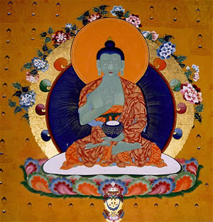 Amogasiddhi Buddha image.