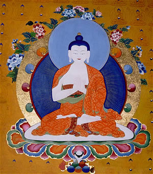 Vairochana Buddha image.